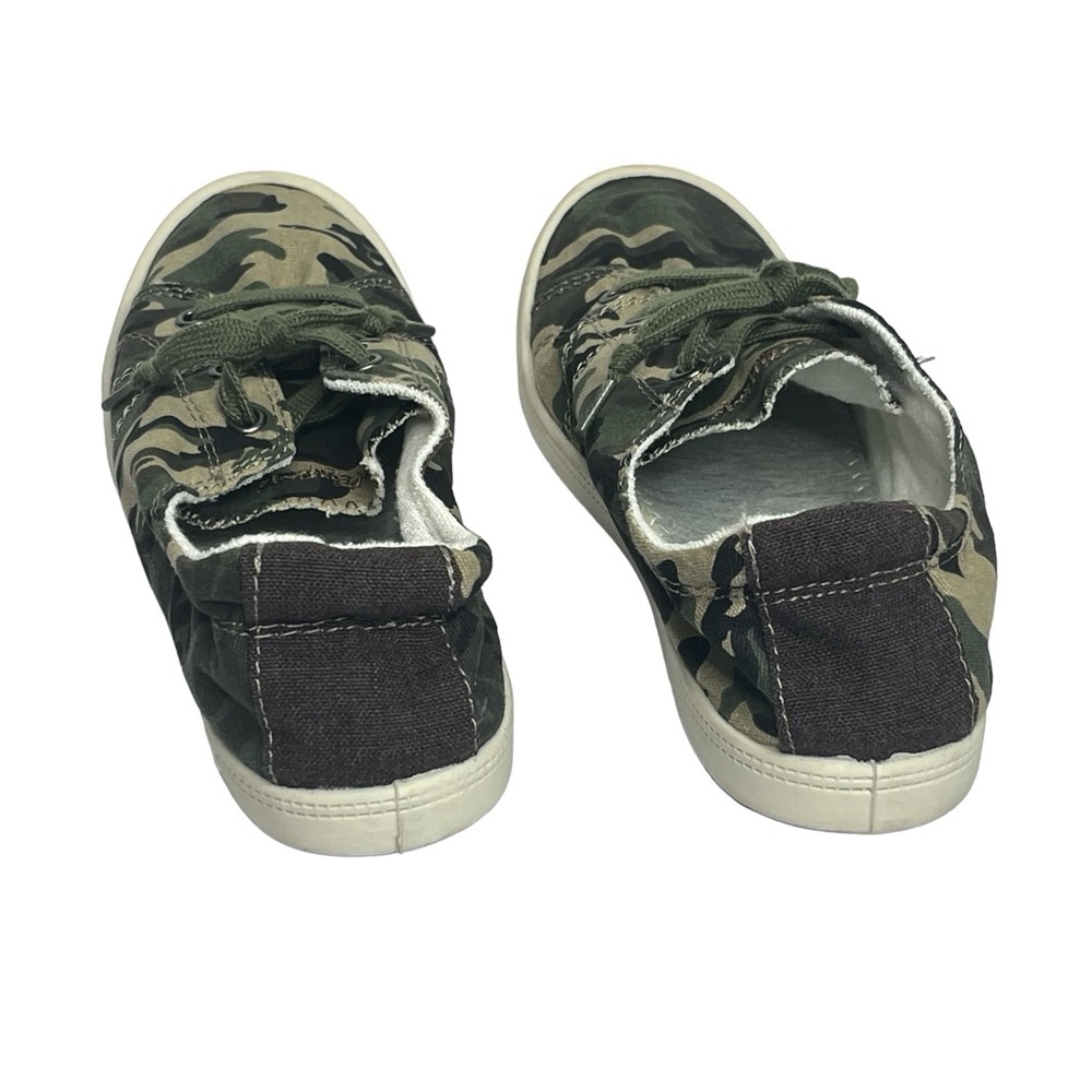 Jellypop Womens Green Shoes Camo Round‎ Toe Low Top Lace Up Sneaker Size 9.5 M - Picture 5 of 8